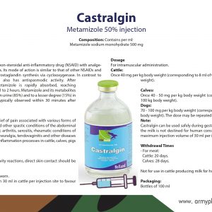 Castralgin Metamizole 50% injection